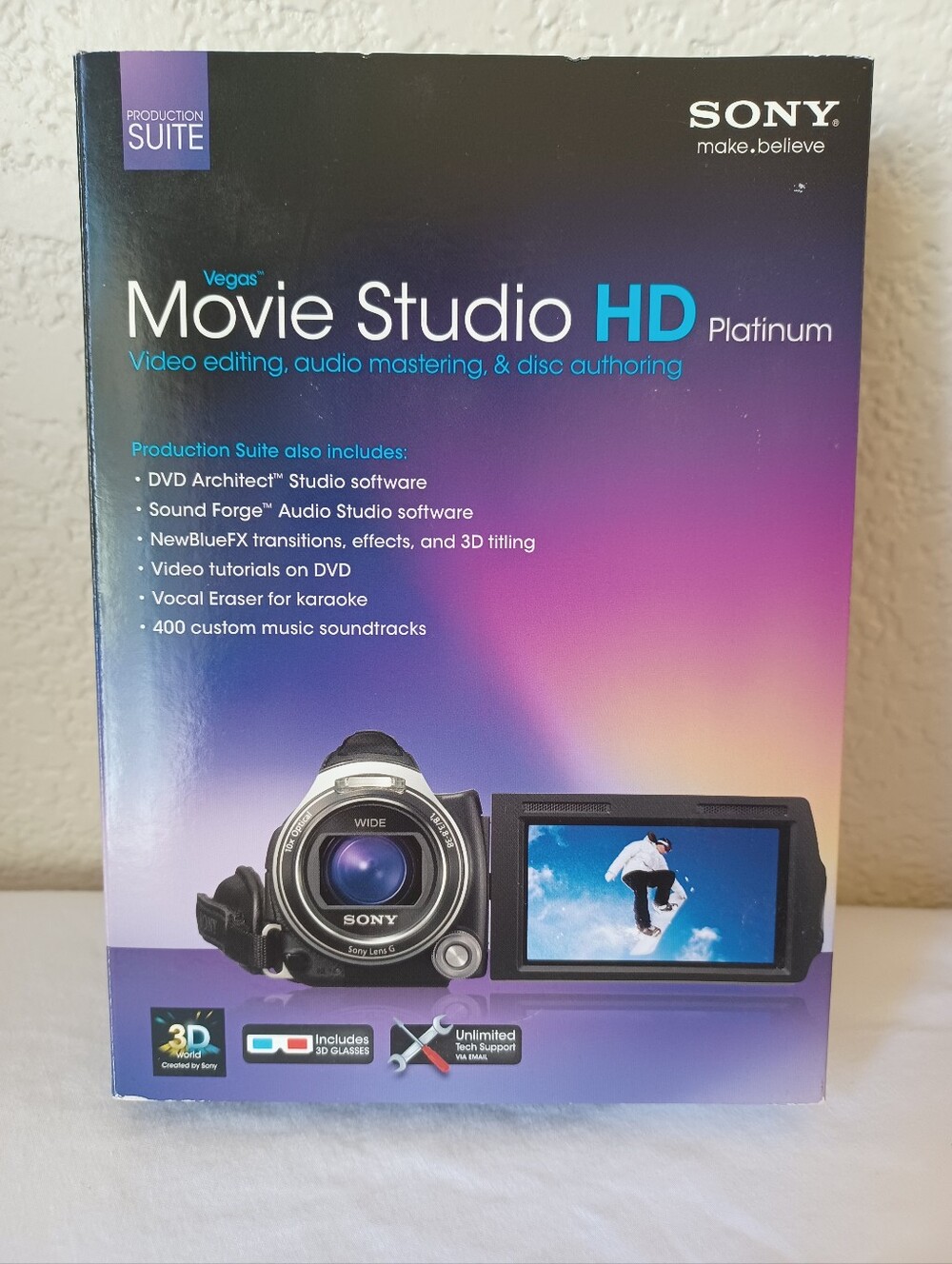 Sony Vegas Movie Studio HD Platinum 11 Video Editing Production Suite Software